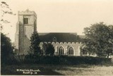 St Martin's Church Ruislip Black And White Postcard 34