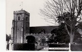 St Martin's Church Ruislip Black And White Postcard 37