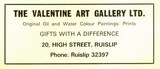 Valentine Art Gallery Ruislip